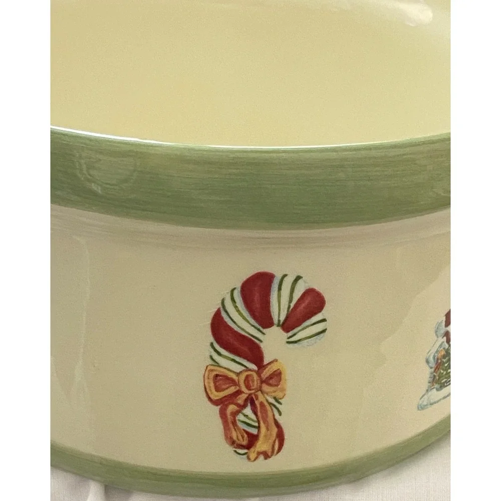 Radko Christopher's Tree Oval Covered Casserole Dish 2.5 Qt Christmas